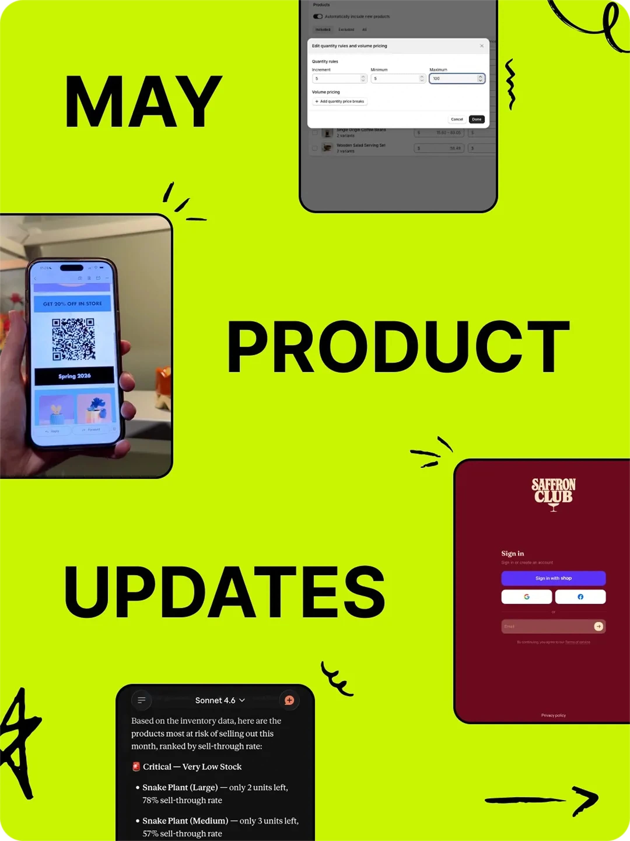 May Product Updates